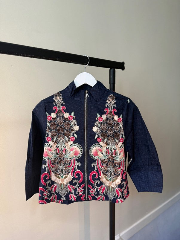 Bamboe Bali Jack Donker Blauw / Rood