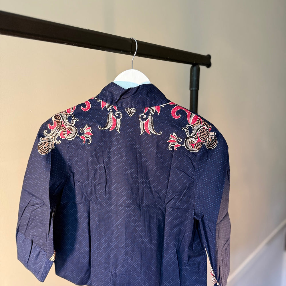 Bamboe Bali Jack Donker Blauw / Rood