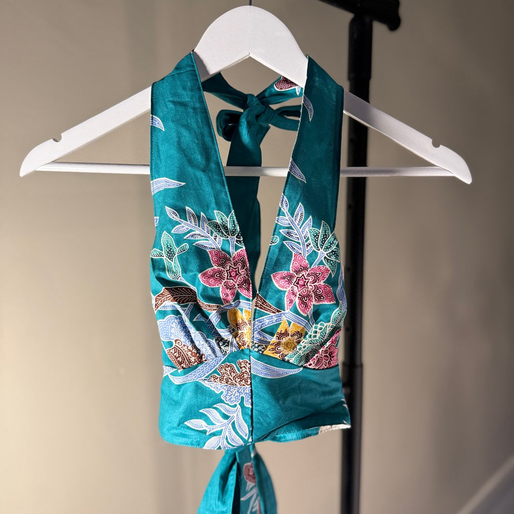 Summer Halter Top Turquoise