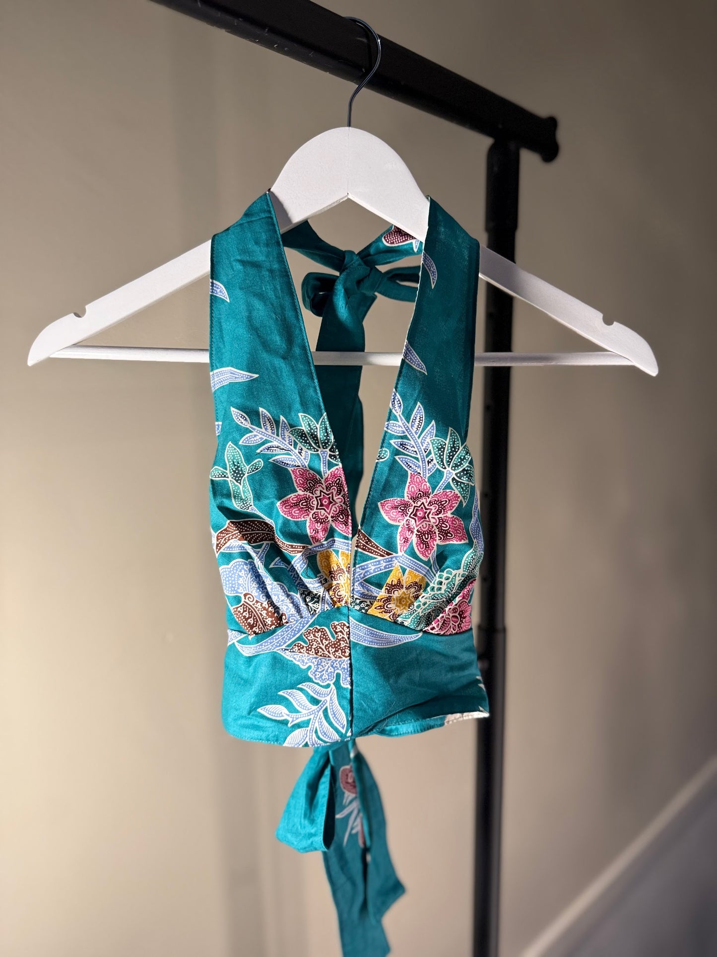 Summer Halter Top Turquoise