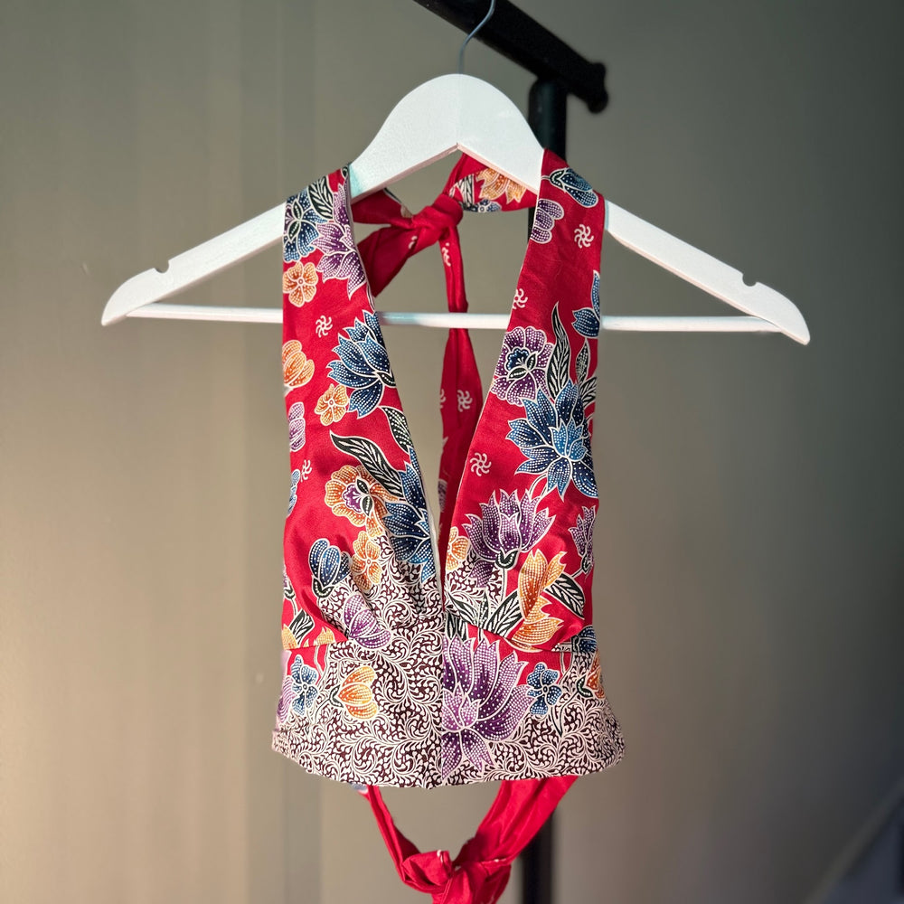 Summer Halter Top Rood