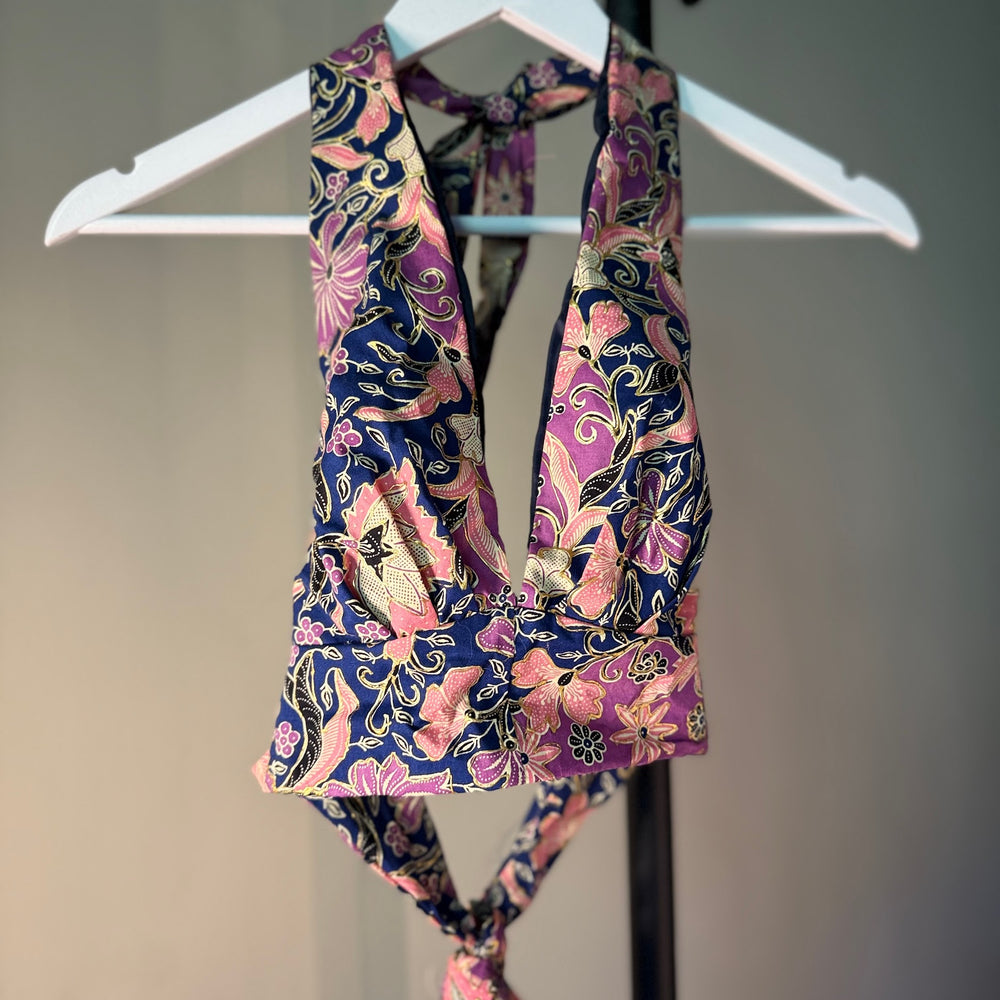 Summer Halter Top Roze Paars